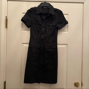 Black cargo dress